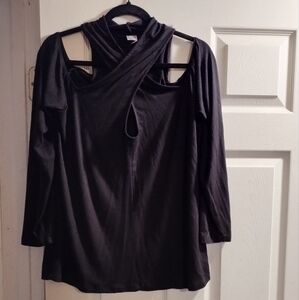 NWOT Venus Elegant Black Women's Top